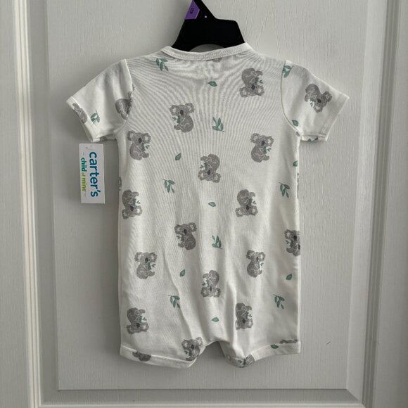 Carter's Child of Mine Baby Boy Romper, One-Piece, Koala Bear, Size 12m & 18m - Picture 3 of 6